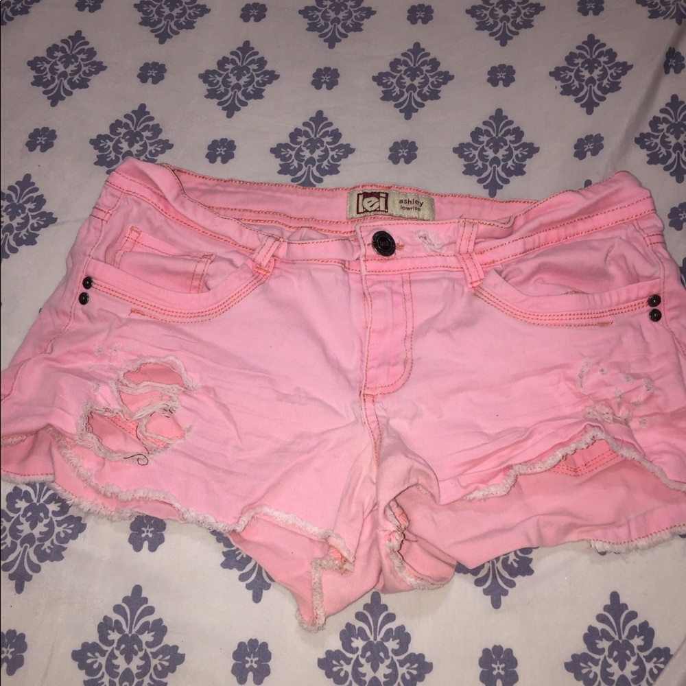 Light pink shorts